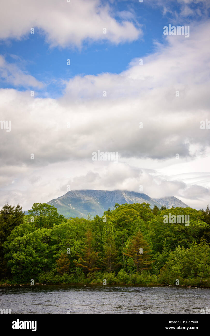 Maine North Woods Stock Photo Alamy