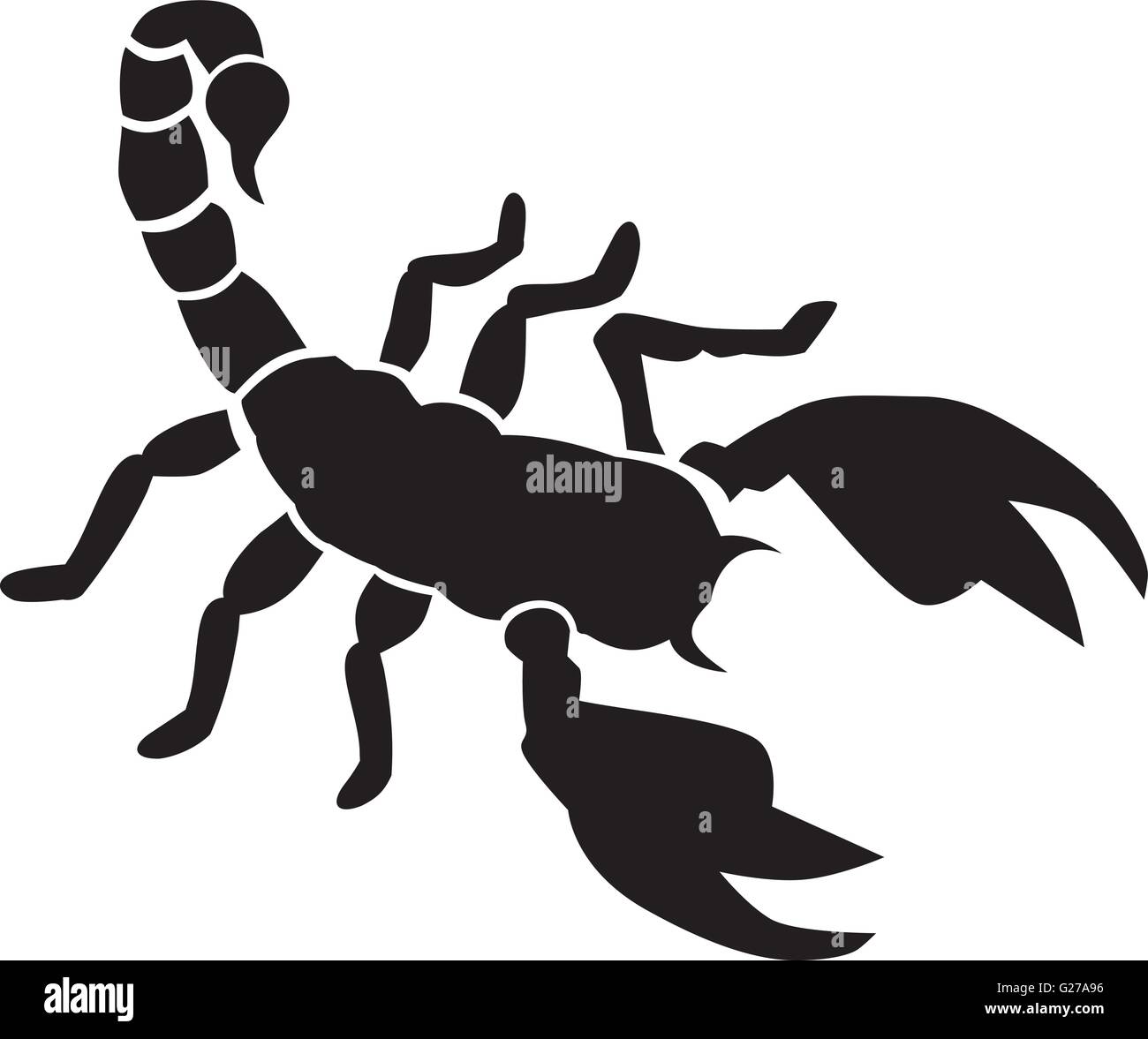 Scorpion silhouette Stock Vector Art &amp; Illustration, Vector Image ...