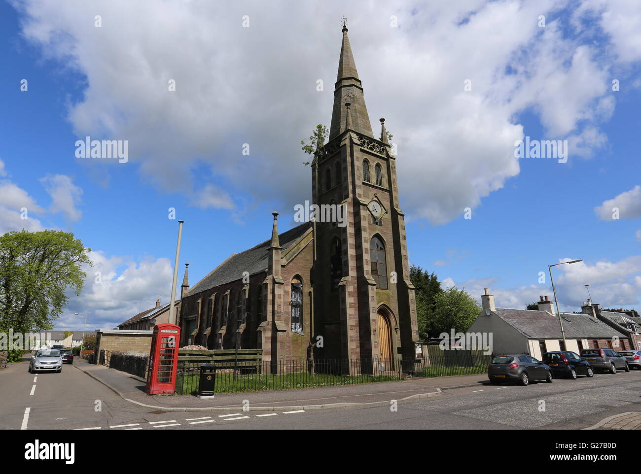 Derelict church Blackford Scotland May 2016 Stock Photo Alamy
