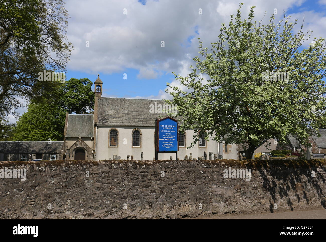 Ardoch Parish Church Braco Scotland May 2016 Stock Photo Alamy