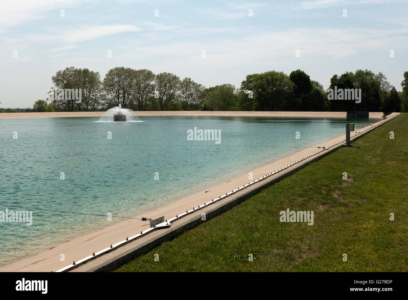 Highland Park reservoir, Rochester NY USA Stock Photo