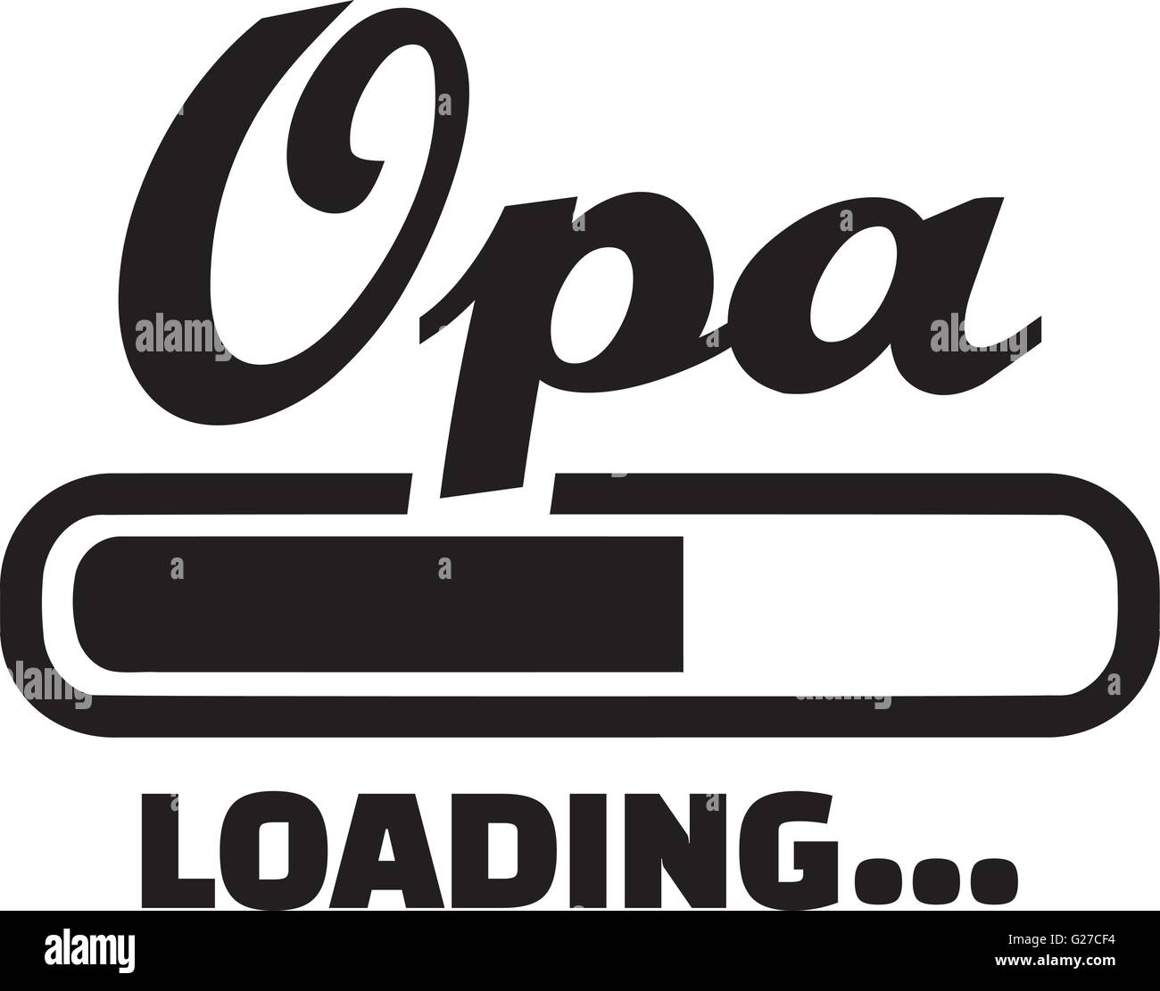 Grandfather Loading german Stock Vector Image & Art - Alamy