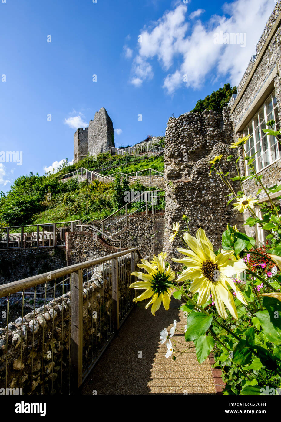 Lewes Castle, East Sussex, England Stock Photo