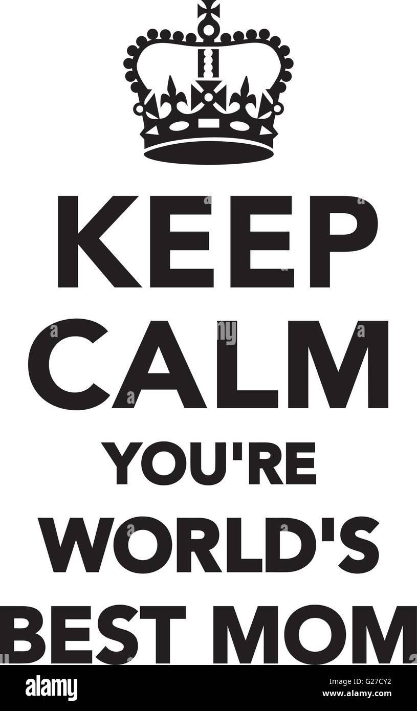 Worlds best mom vector vectors hires stock photography and images Alamy