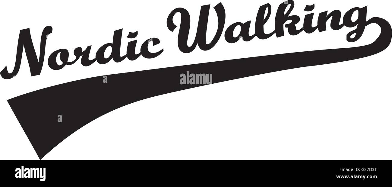 Nordic Walking Word Retro Stock Vector Image Art Alamy Nordic Walking Word Retro Stock Vector Image Art Alamy