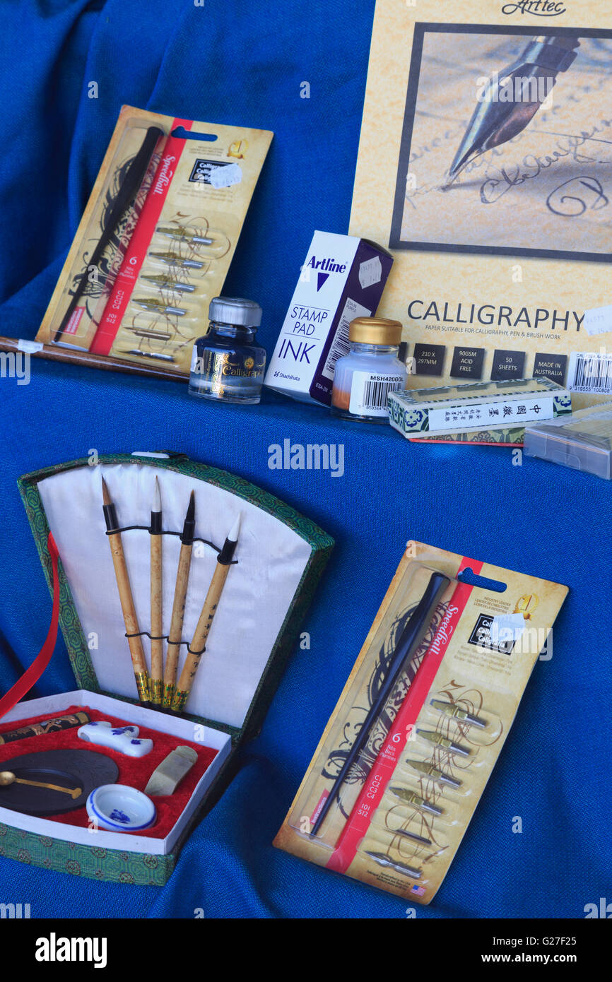 Art Supplies Store, Queen Street, Busselton, Western Australia Stock