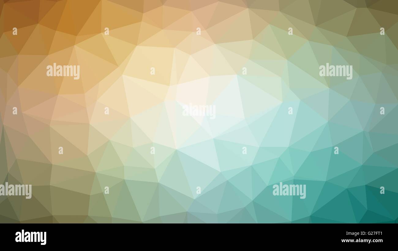 vector brown green abstract background consisting of low poly triangles ...