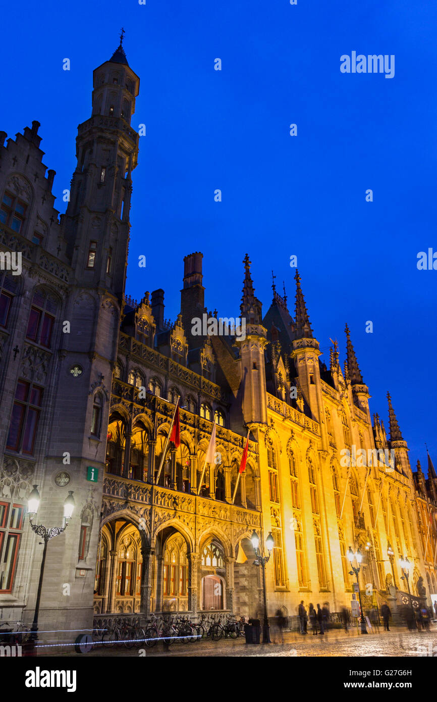 Provincial Palace in Bruges in Belgium Stock Photo