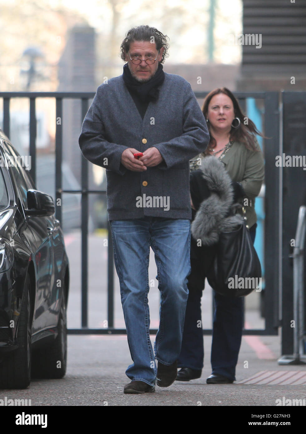 Marco Pierre White outside ITV Studios Featuring: Marco Pierre White ...