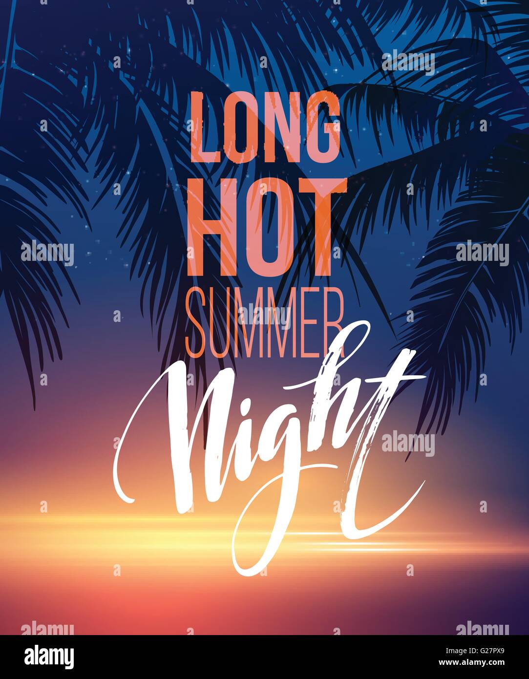 SUMMER NIGHT Details about   Poster Poster 