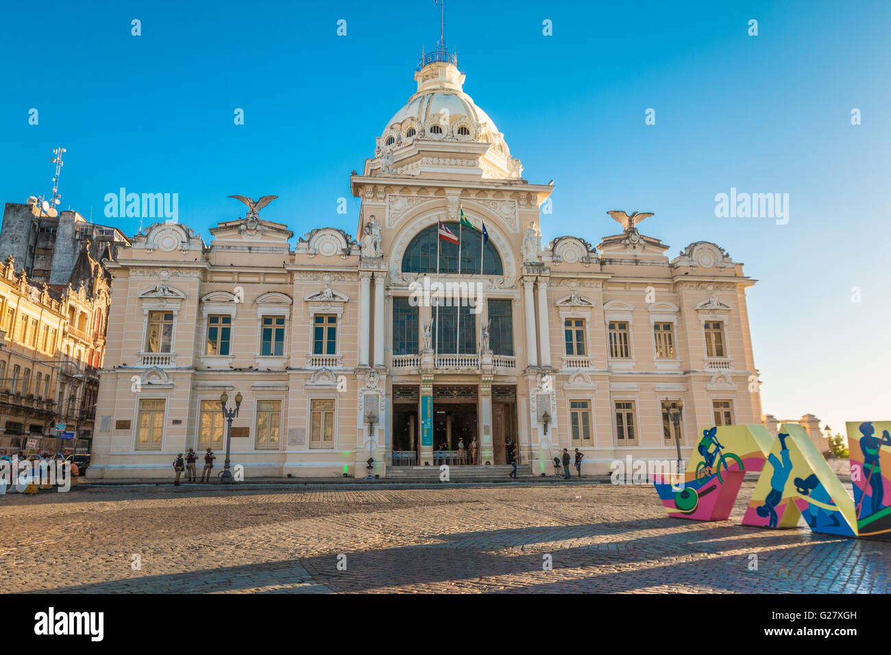Capitol building in Salvador de Bahia Brazil Stock Photo
