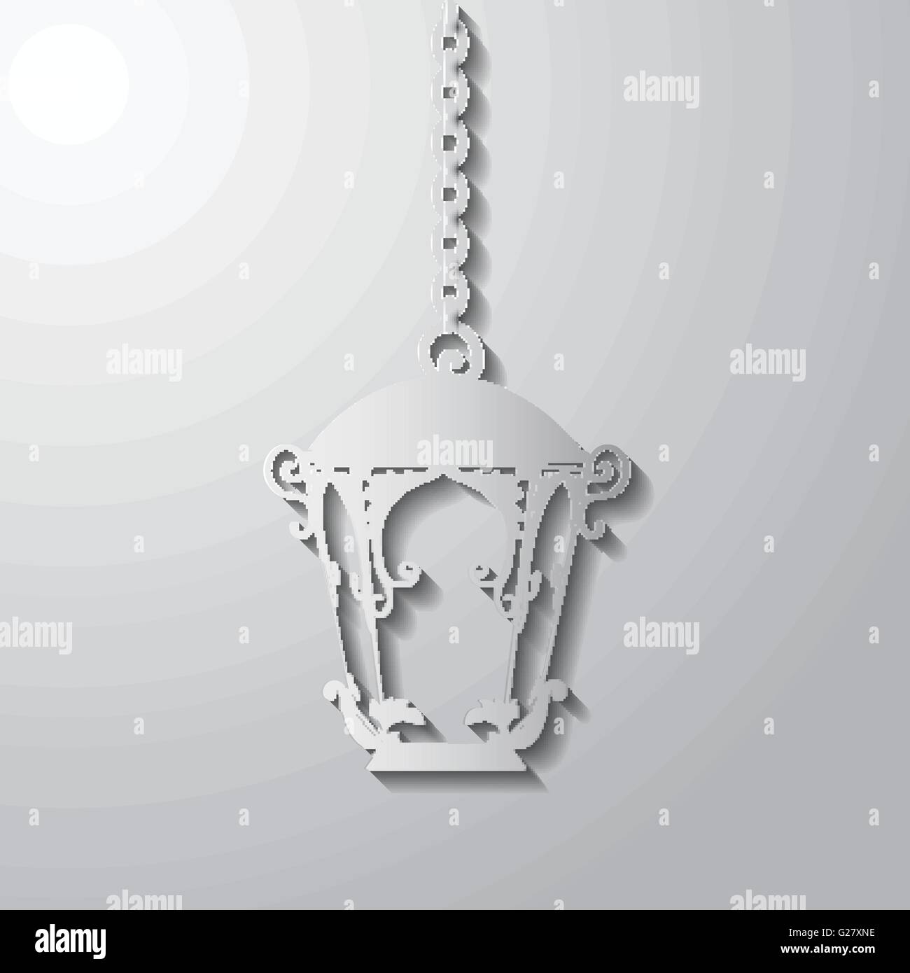street-paper-light-silhouette-stock-vector-image-art-alamy