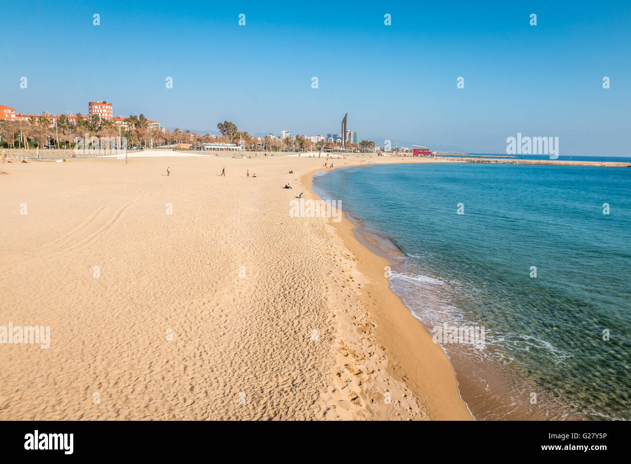 Barcelona beaches hi-res stock photography and images - Alamy