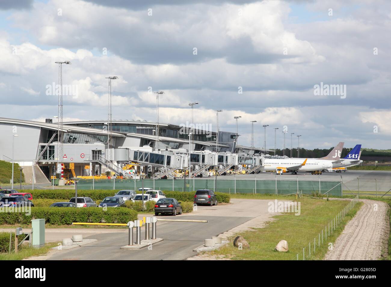 Billund airport in Denmark Stock Photo - Alamy