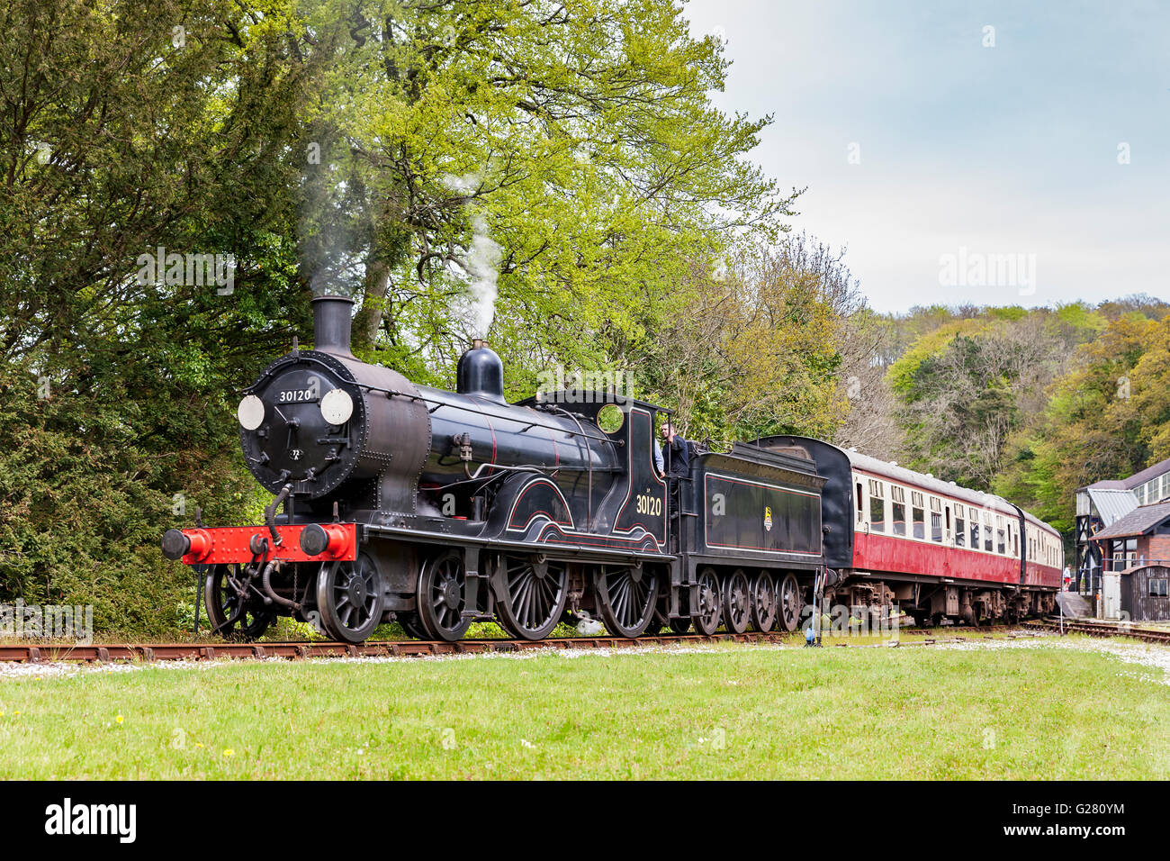 Bodmin & Wenford Steam Railway Stock Photo