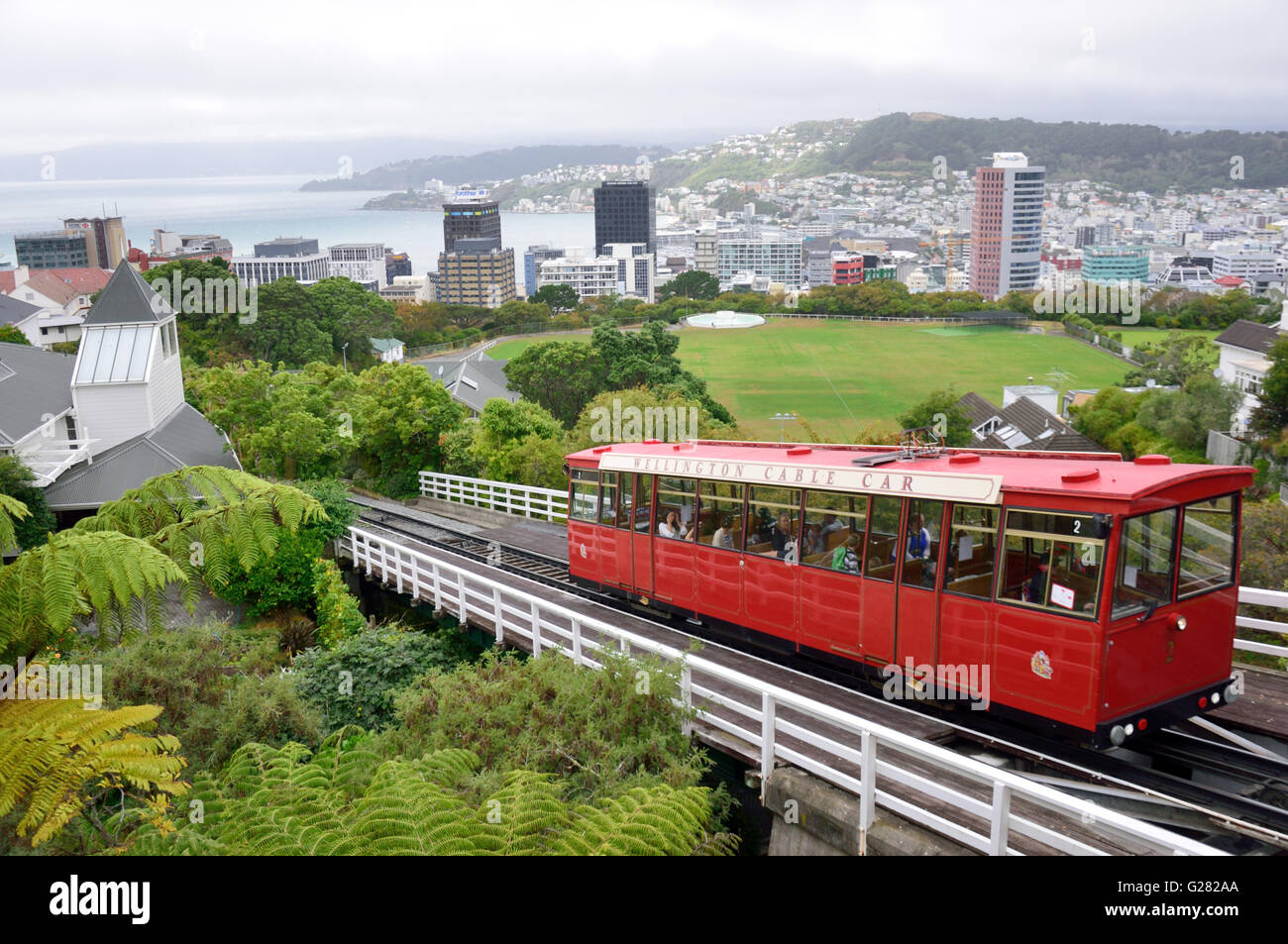 Cable Car, Wellington Stock Photo Alamy
