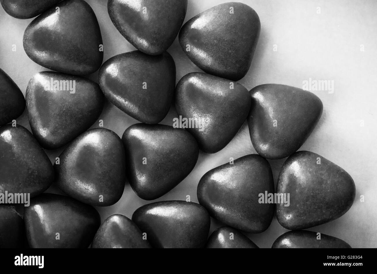 Heart shaped italian sweets, confetti Stock Photo Alamy