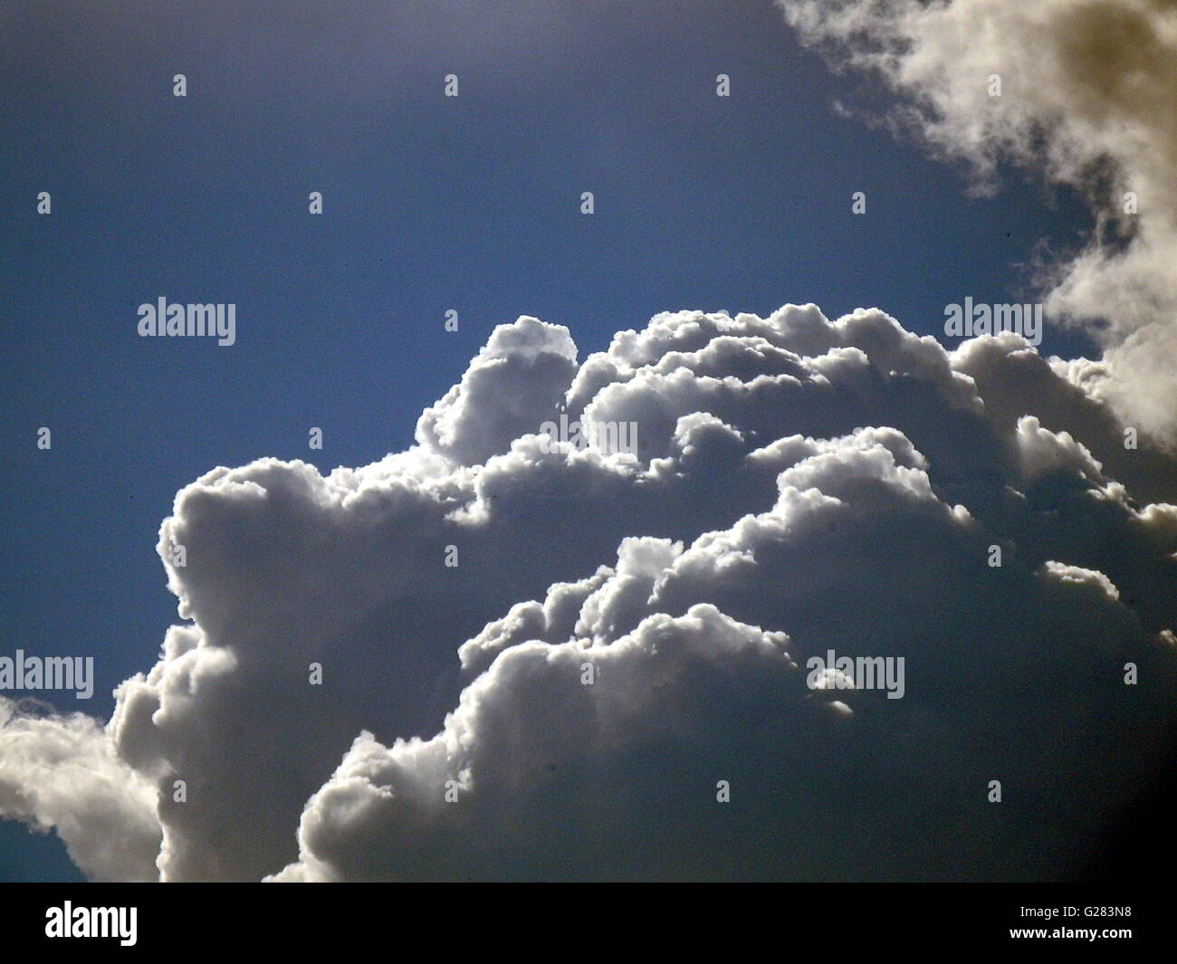 clouds in the blue sky, heavy sky Stock Photo - Alamy