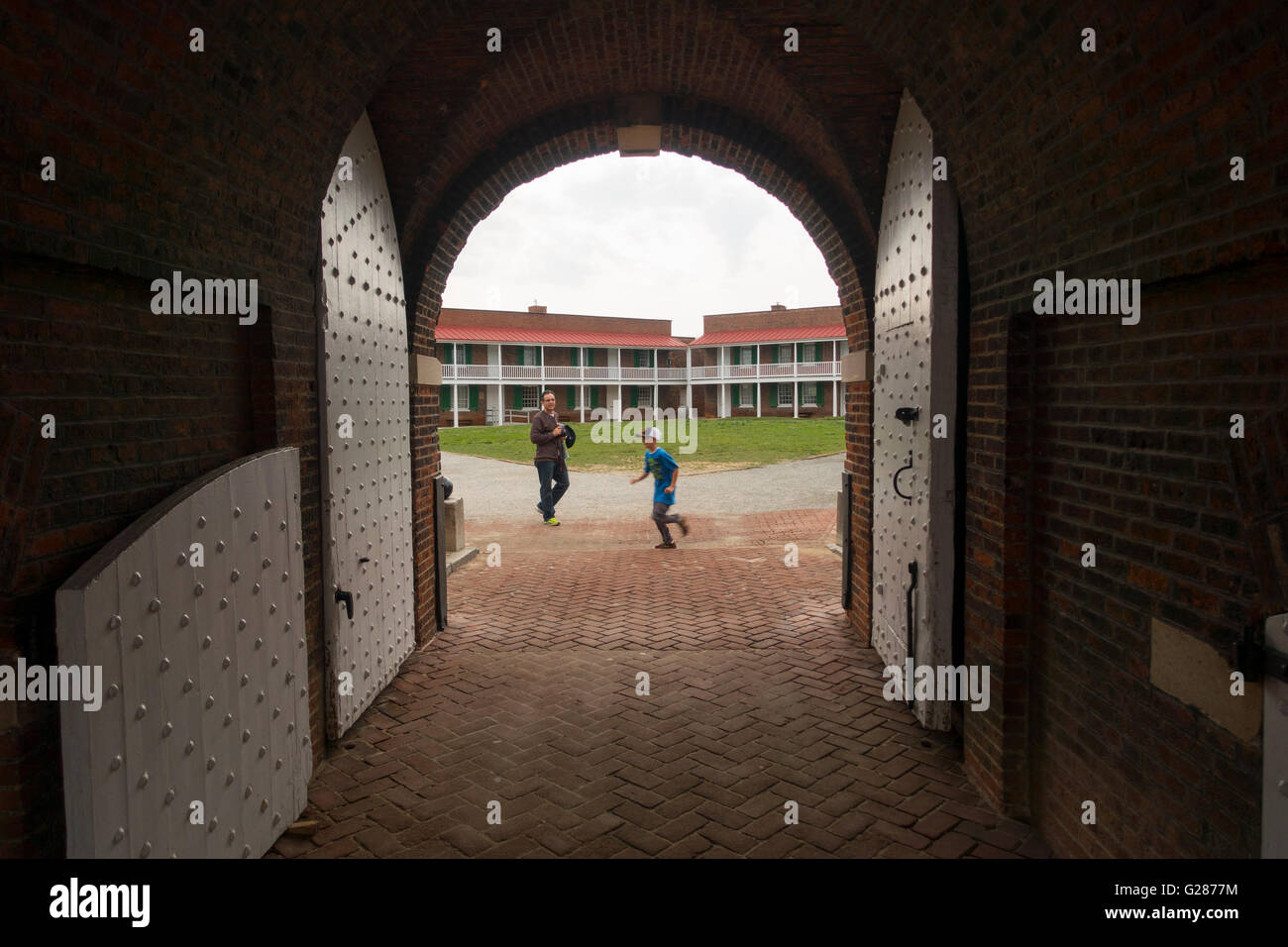 fort McHenry in Baltimore Maryland Stock Photo