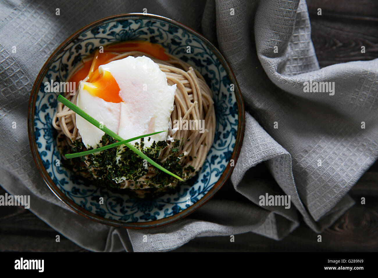 Egg Noodle Ramen Stock Photo Alamy