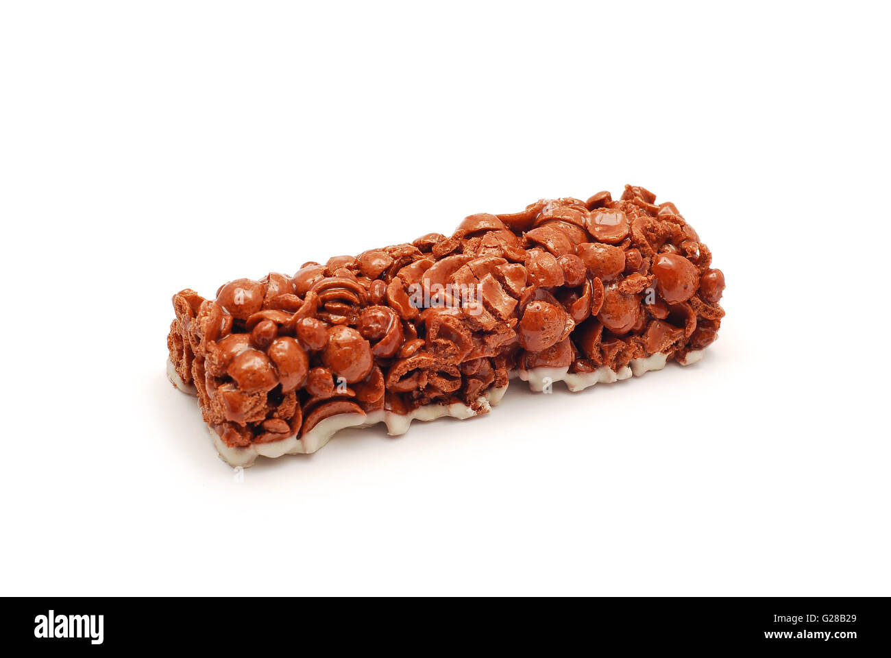 cereal energy bar isolated Stock Photo