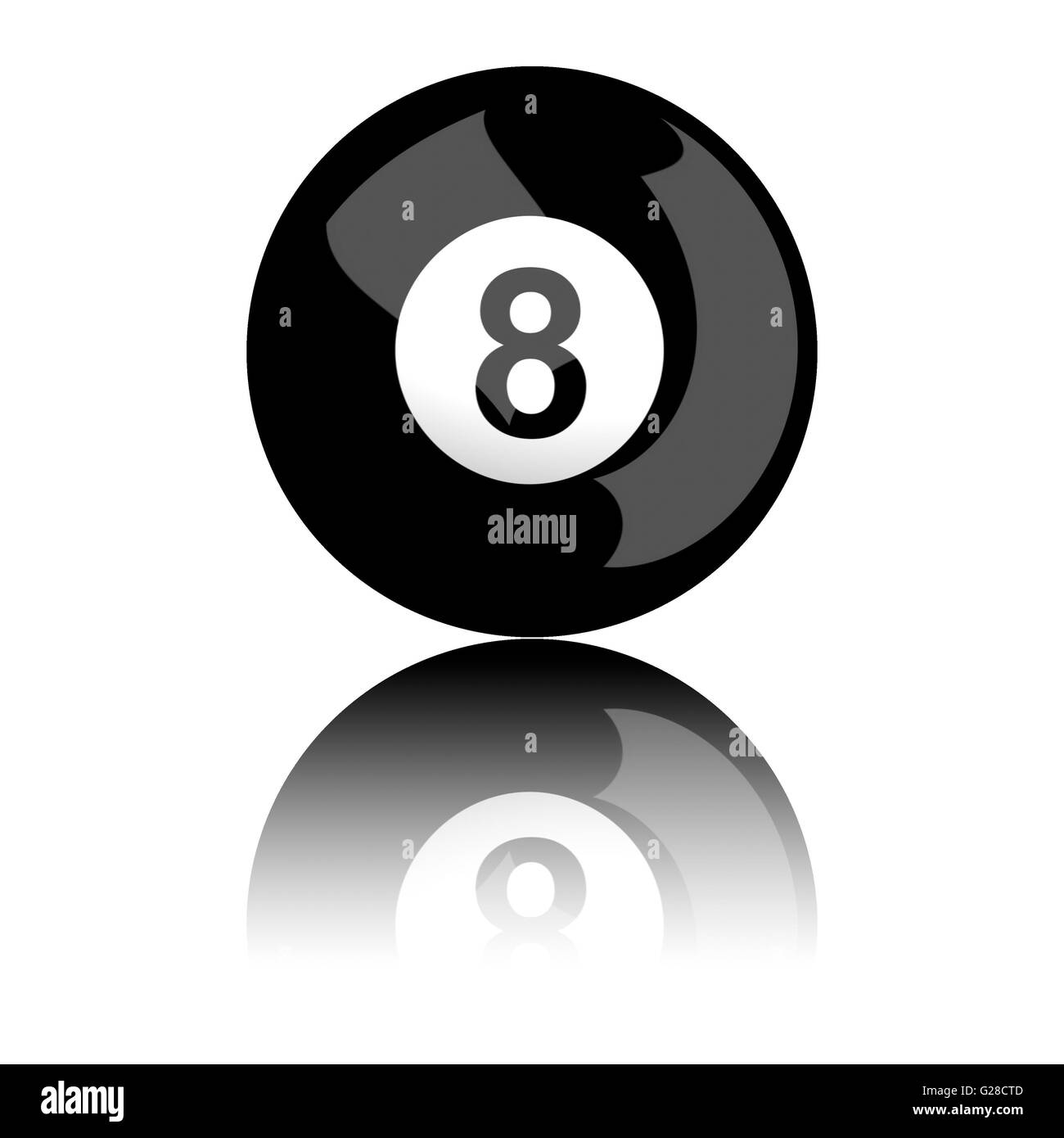 Billiard Black Eight Stock Illustration - Download Image Now - Eight Ball,  Number 8, Pool - Cue Sport - iStock