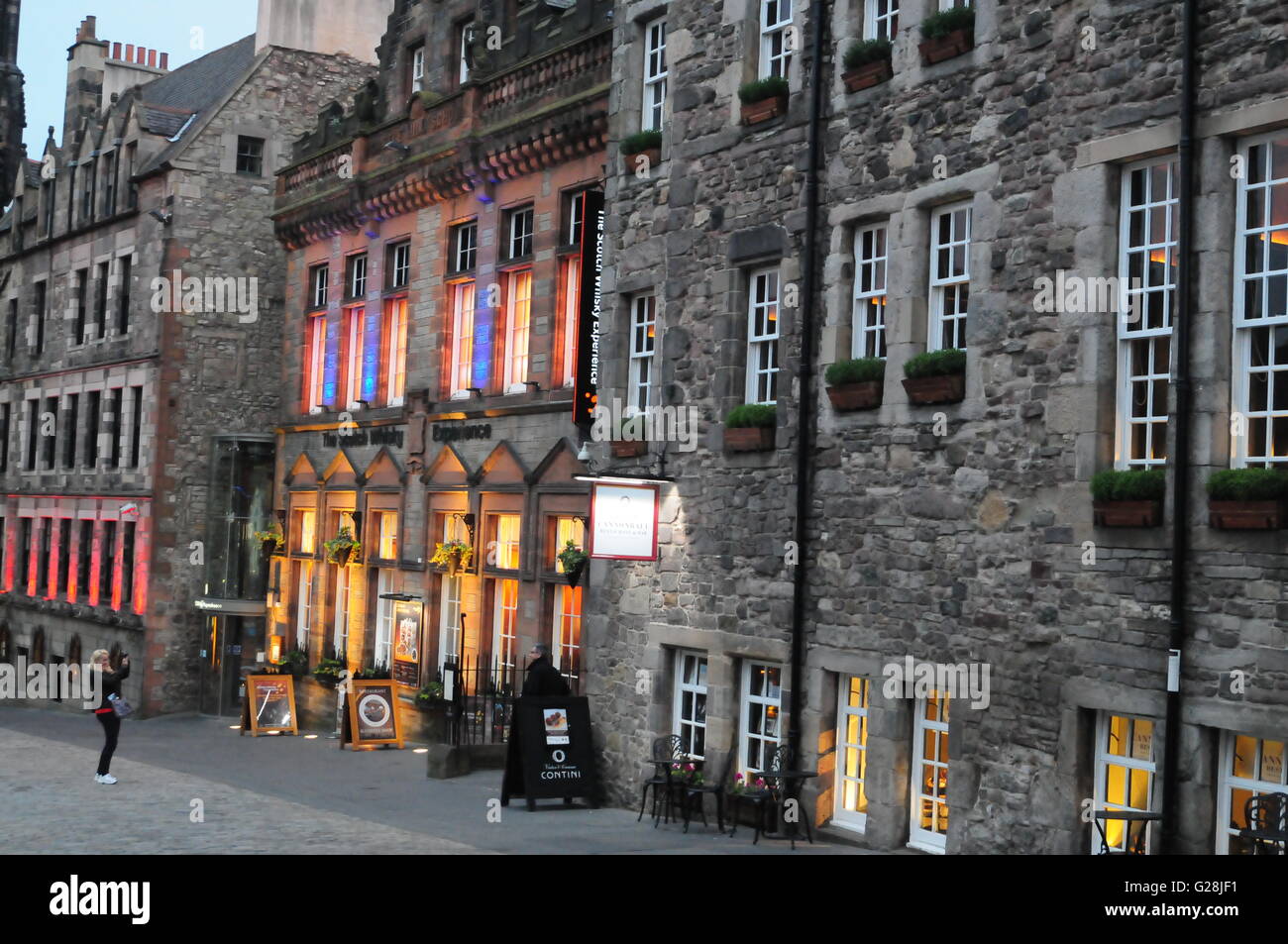 Whisky heritage centre Royal mile Edinburgh Scotland Stock Photo Alamy