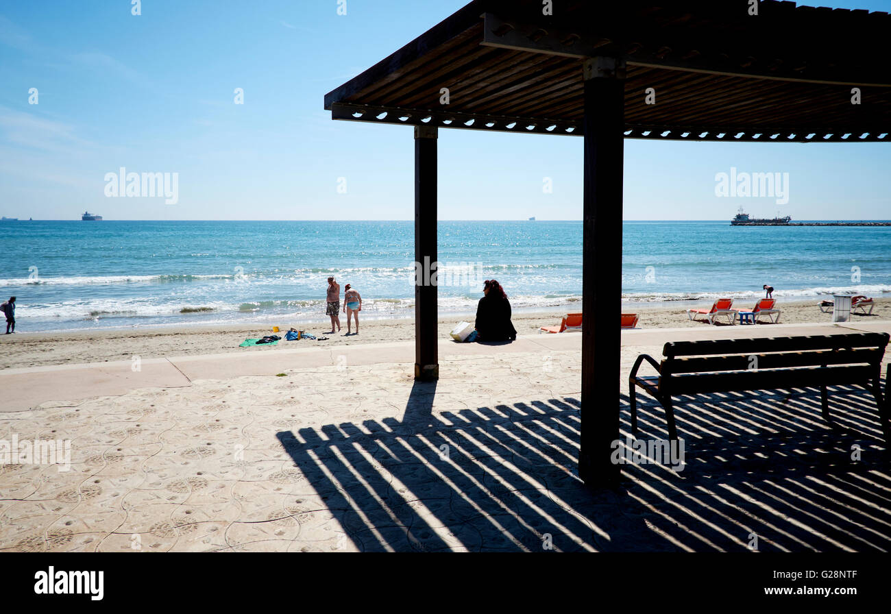 Along the beach of La Pineda, Tarragona Stock Photo Alamy