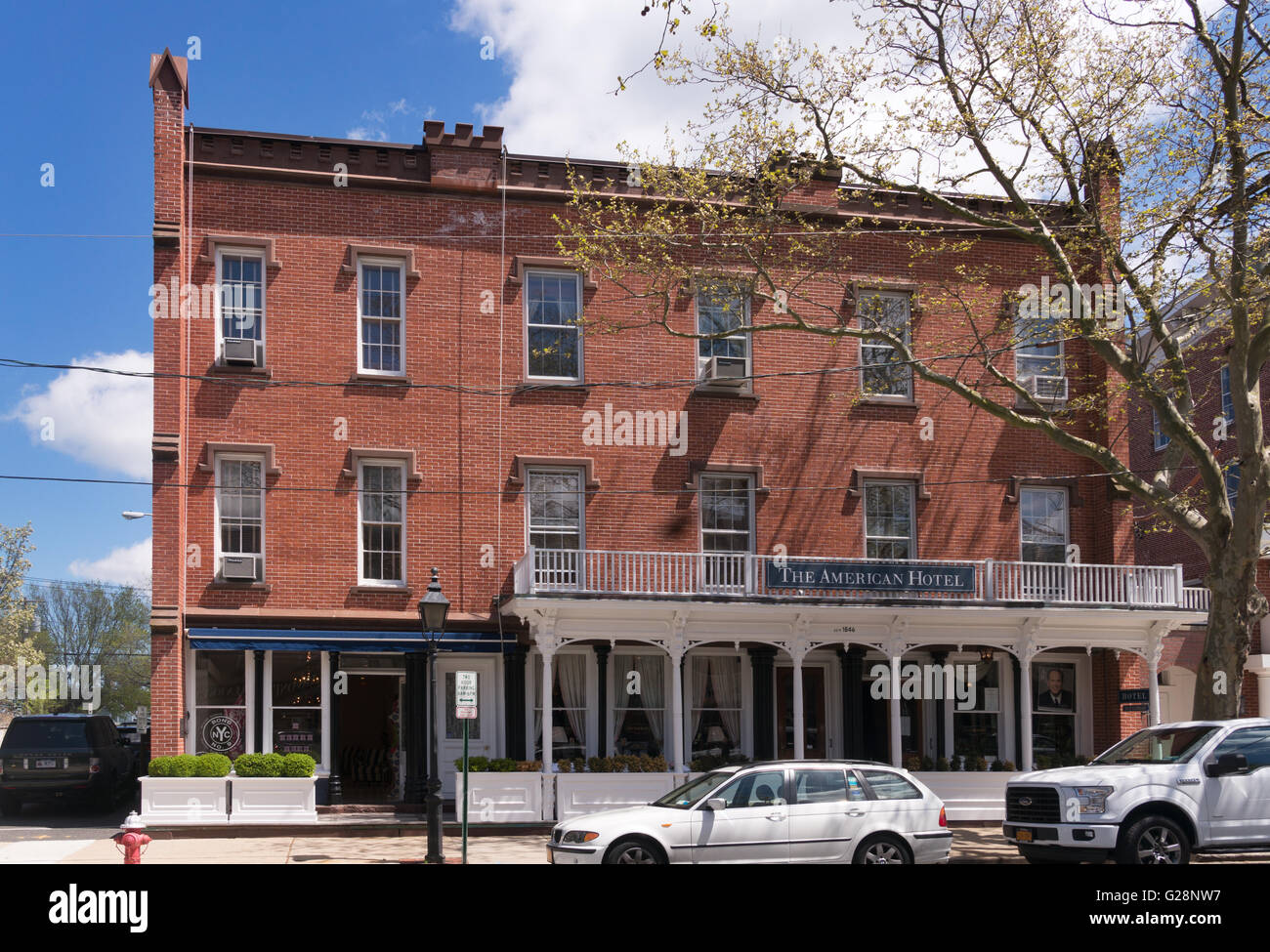 The American Hotel, Sag Harbor, Long Island, New York, USA Stock Photo