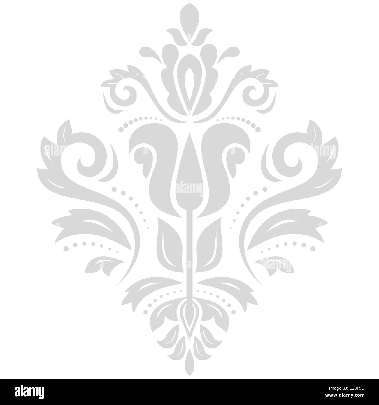Damask Oriental Pattern Stock Photo Alamy