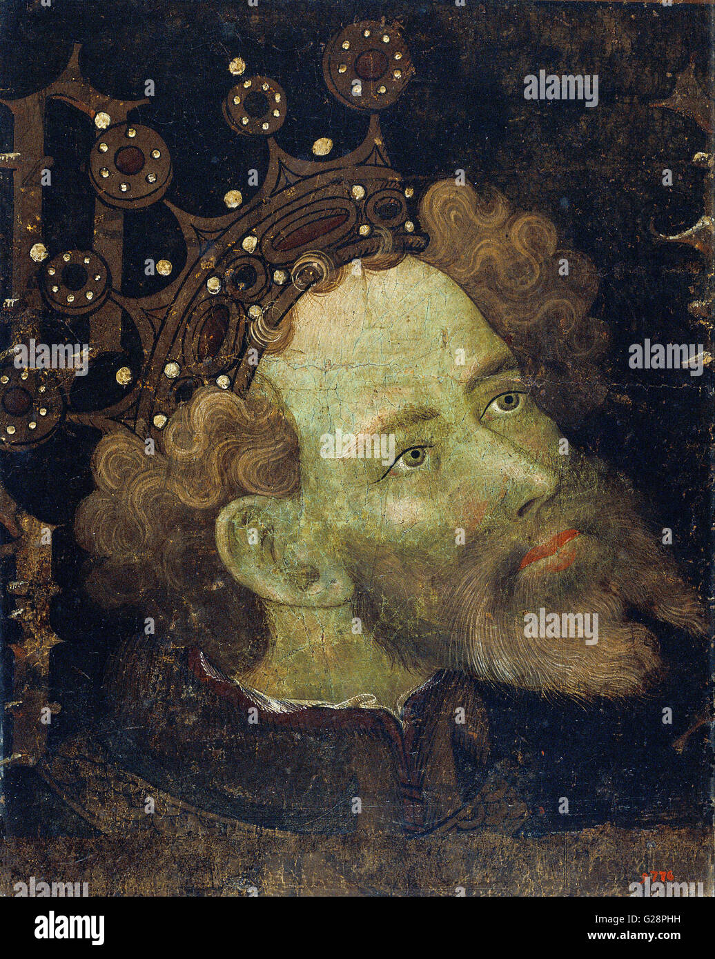 Jaume Mateu Peter IV the Ceremonious MNAC Barcelona Stock Photo