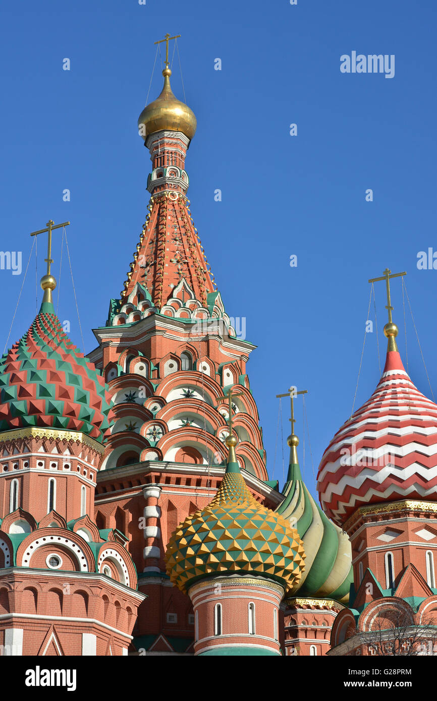 St. Basil's Cathedral. St. Basil's Cathedral on red Square in Moscow ...