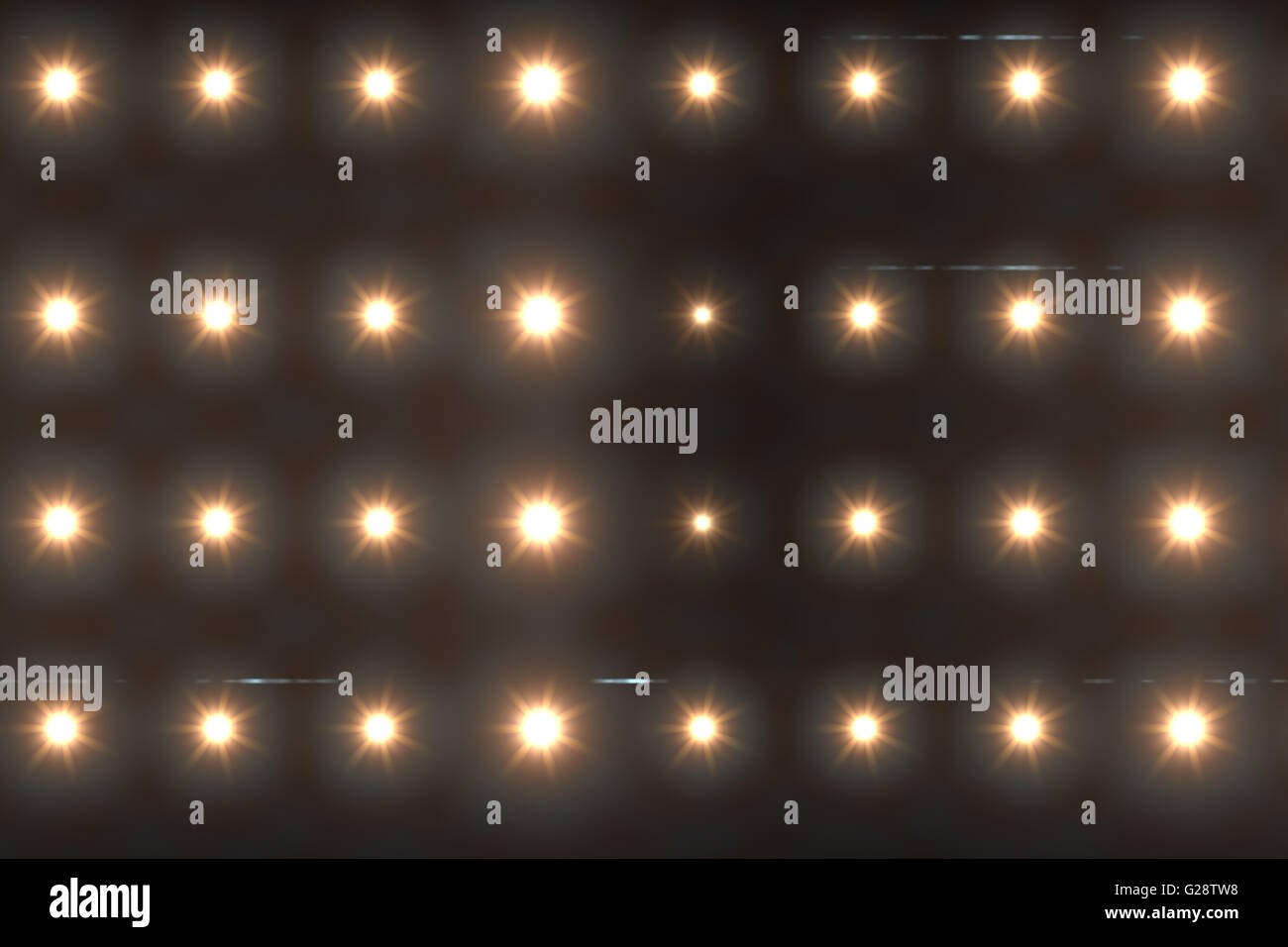 Composite image of orange spotlight Stock Photo