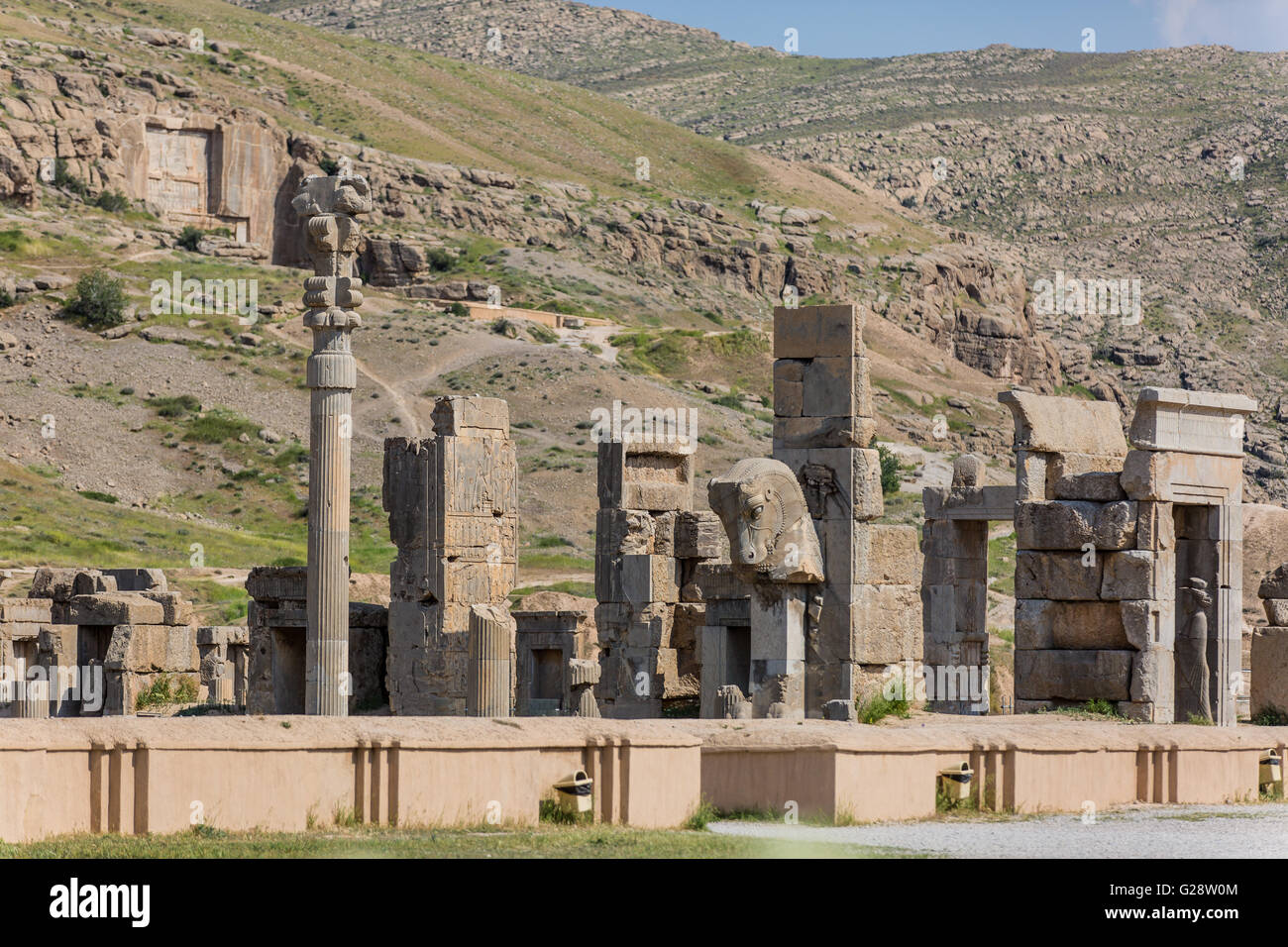 Ancient ruin city of Persepolis near Shiraz Iran Stock Photo