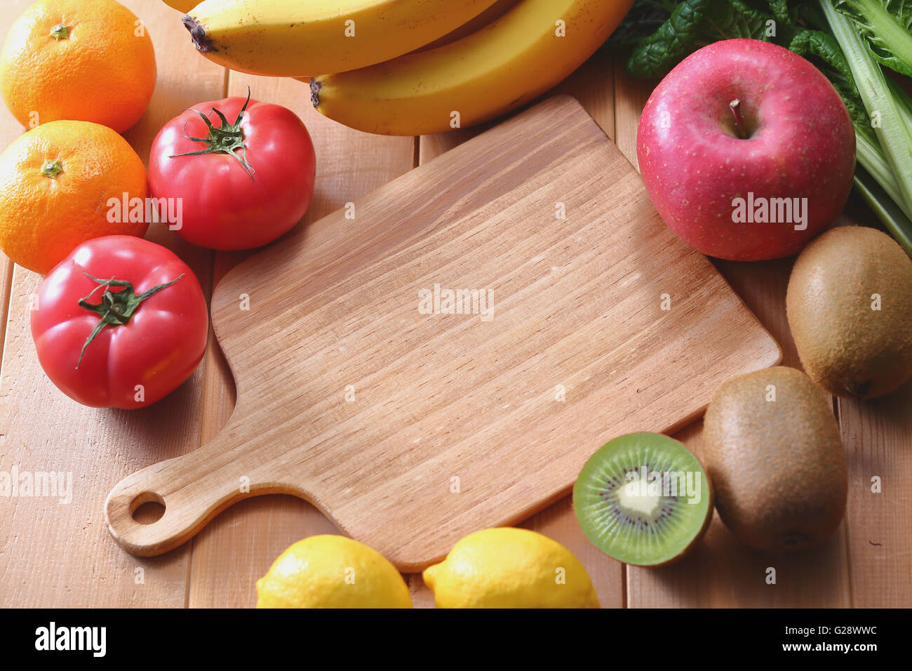 Mixed fruits and vegetables Stock Photo Alamy