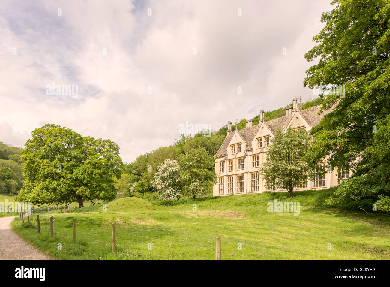 Woodchester Mansion near Nympsfield, the Cotswolds, Gloucestershire, England, UK Stock Photo
