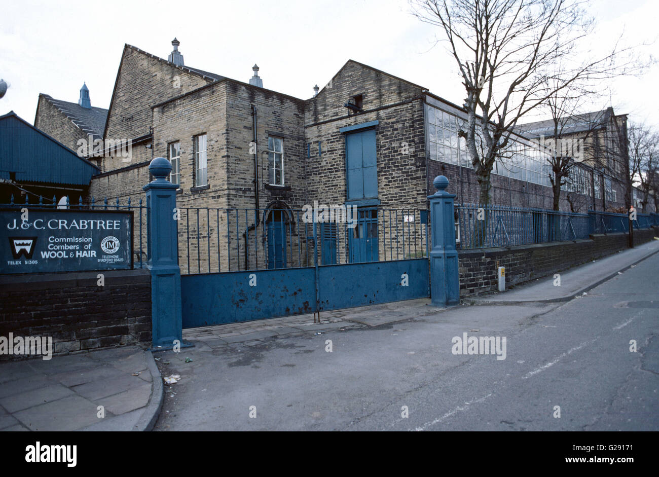 Old wool factory in Sheffield Stock Photo