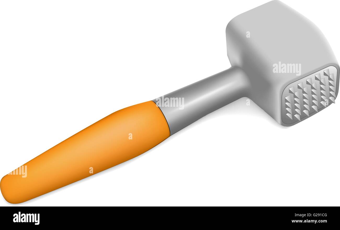 Hammer for beating the meat Stock Vector Image & Art - Alamy