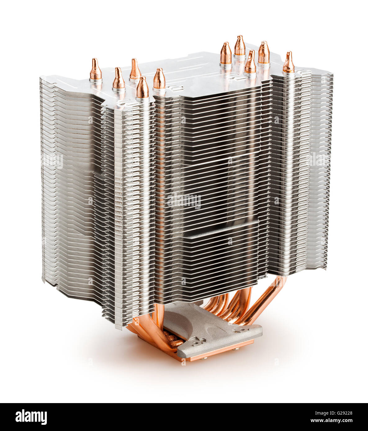 cpu cooler radiator isolated Stock Photo Alamy
