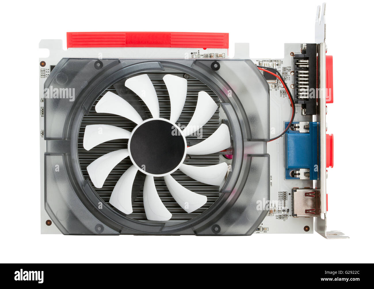 video card isolated Stock Photo