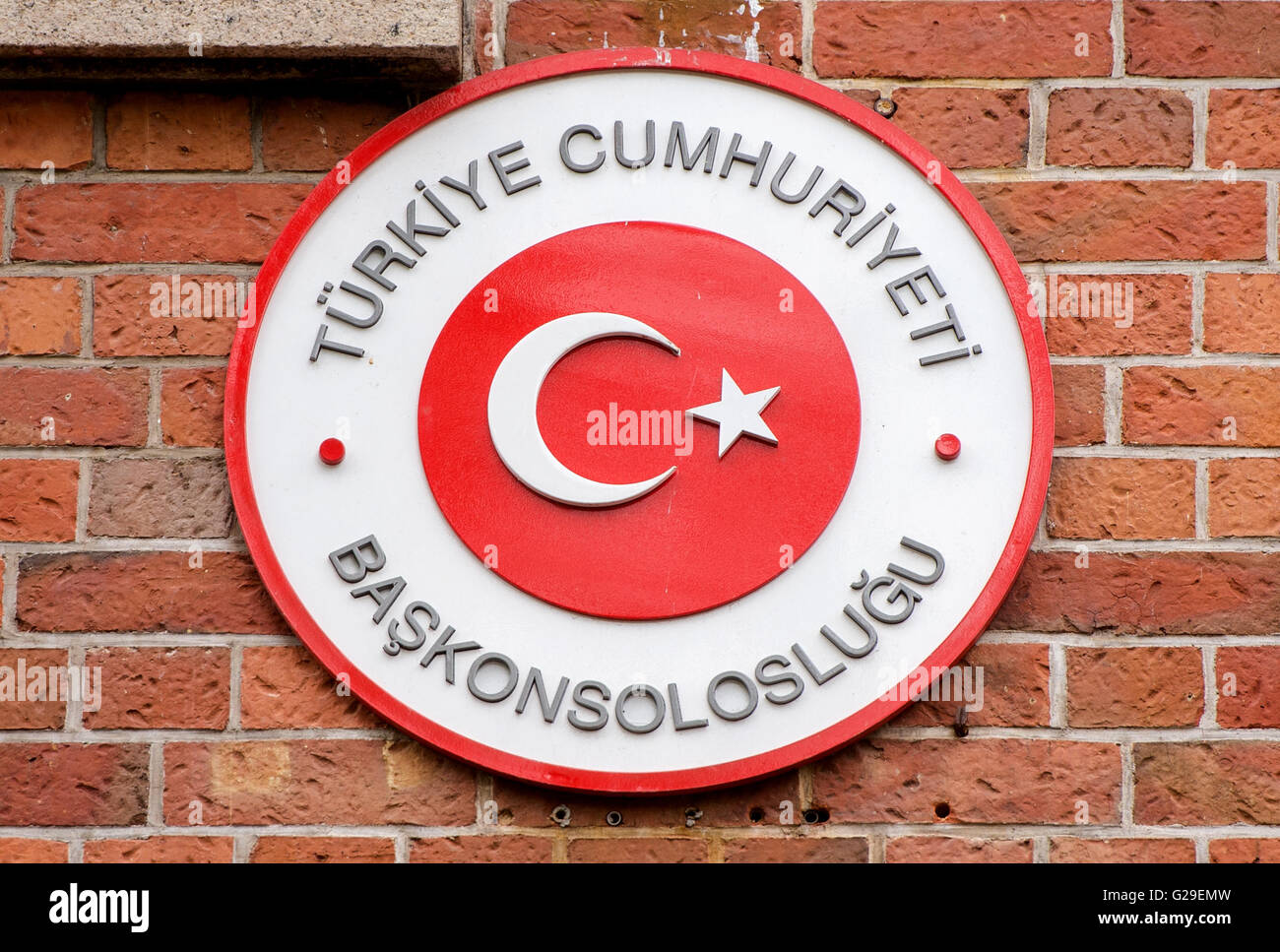 Consular sign hi-res stock photography and images - Alamy