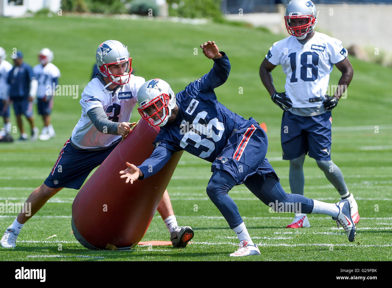 Thursday May 26 2016 New England Patriots defensive back Brandon King 36