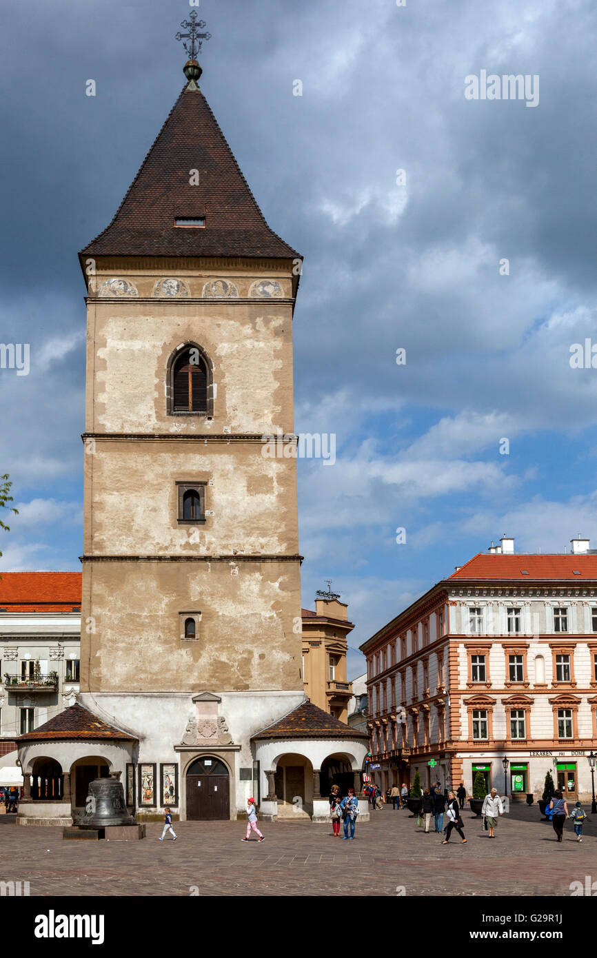 Urban's Tower in the main square, Kosice, Slovakia Stock Photo