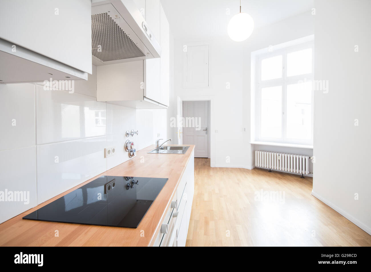 real estate interior - modern kitchen Stock Photo