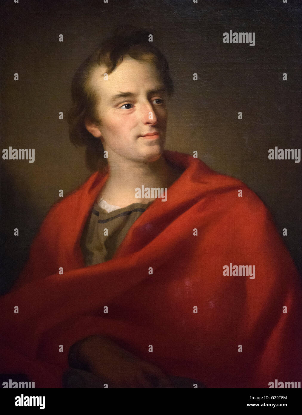 Friedrich Tischbein (1750-1812), Portrait of Friedrich von Schiller (1759-1805), Leipzig 1806. Stock Photo