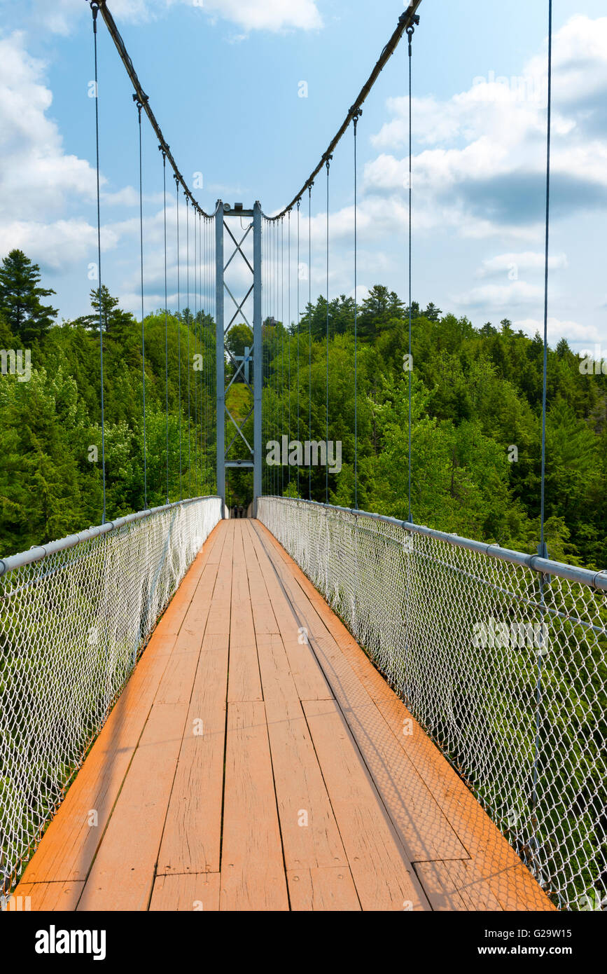 The longest suspended footbridge in the world Stock Photo Alamy