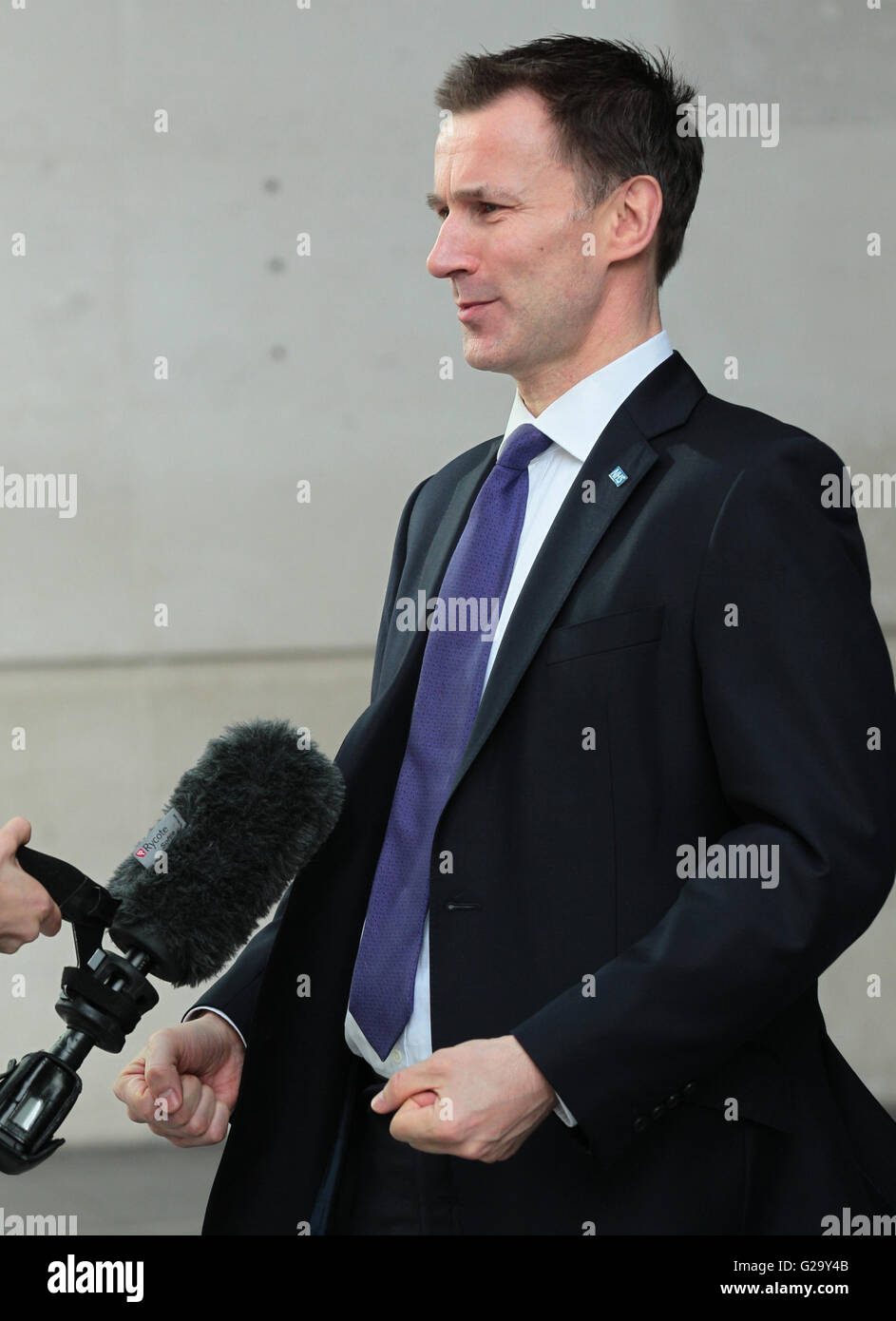 Jeremy Hunt Secretary of State for Health seen at the BBC 2016 Stock ...
