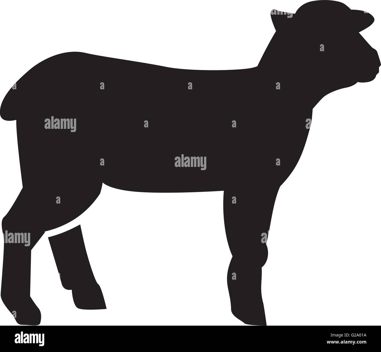 Lamb silhouette Cut Out Stock Images & Pictures Alamy