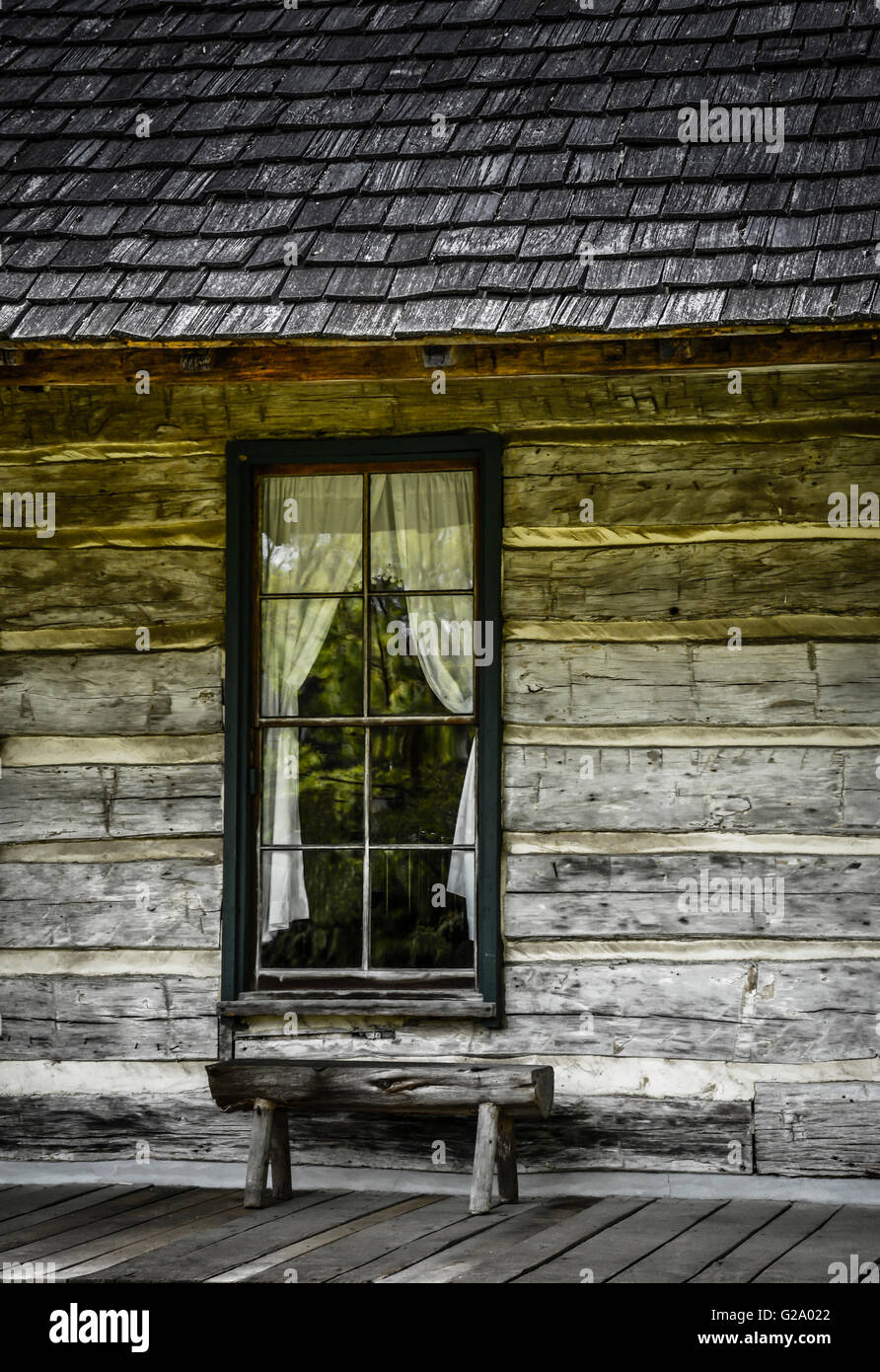 Log Cabin Style Building In Stock Photos Log Cabin Style