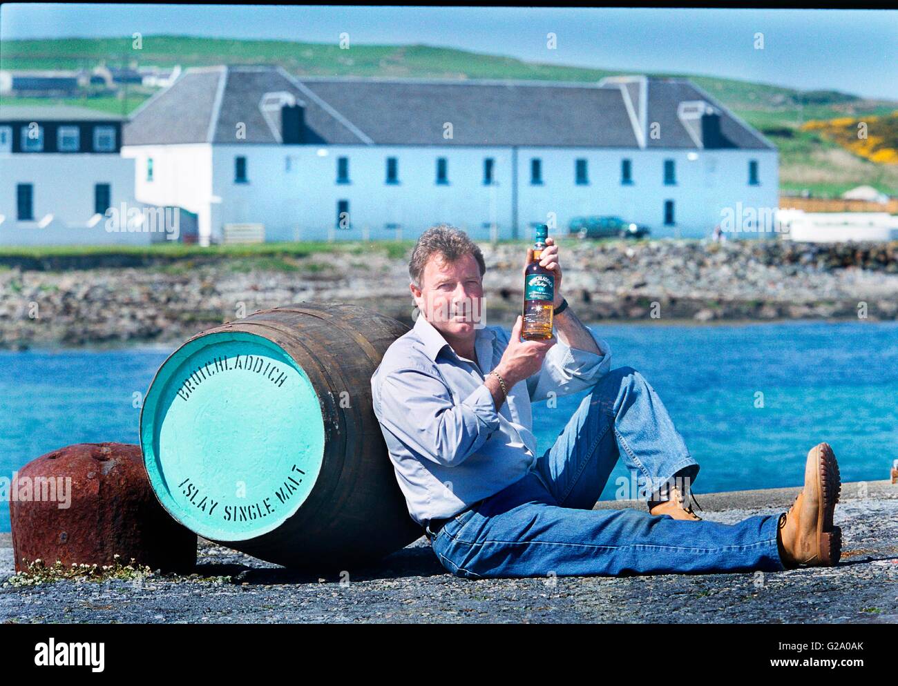 bruichladdich distillery on Islay Stock Photo
